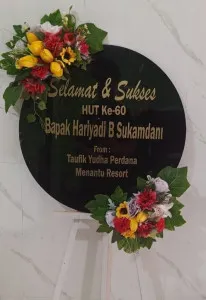 Papan Akrilik Ucapan Ulang Tahun Pangkal Pinang